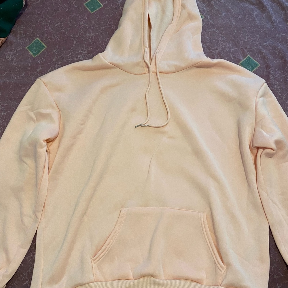 SHEIN Peach Hoodie